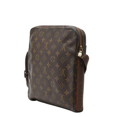 ルイ ヴィトン モノグラム トロター ボブール 斜め掛け ショルダーバッグ M97037 ブラウン PVC レザー レディース LOUIS VUITTON 【中古】