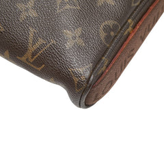 ルイ ヴィトン モノグラム トロター ボブール 斜め掛け ショルダーバッグ M97037 ブラウン PVC レザー レディース LOUIS VUITTON 【中古】