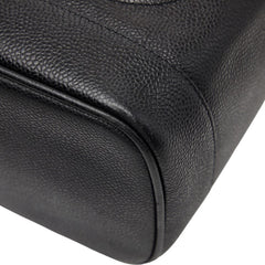 シャネル ココマーク バニティバッグ ブラック キャビアスキン レディース CHANEL 【中古】