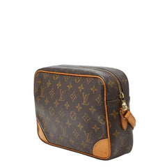 ルイ ヴィトン モノグラム トロカデロ27 斜め掛け ショルダーバッグ M51274 ブラウン PVC レザー レディース LOUIS VUITTON 【中古】