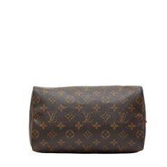 ルイ ヴィトン モノグラム スピーディ25 ミニボストンバッグ ハンドバッグ M41528 ブラウン PVC レザー レディース LOUIS VUITTON 【中古】
