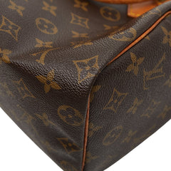 ルイ ヴィトン モノグラム スピーディ25 ミニボストンバッグ ハンドバッグ M41528 ブラウン PVC レザー レディース LOUIS VUITTON 【中古】