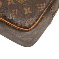 ルイ ヴィトン モノグラム シテMM ハンドバッグ ショルダーバッグ M51182 ブラウン PVC レザー レディース LOUIS VUITTON 【中古】