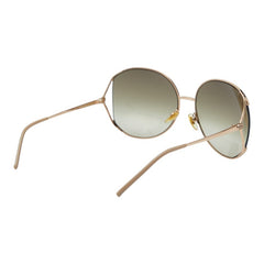 グッチ インターロッキングG サングラス サイズ 61 16 125 ブラウン ゴールド メタル 樹脂系 レディース GUCCI 【中古】