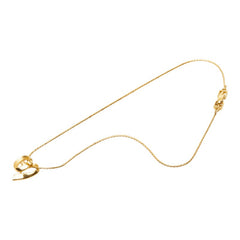 ジバンシー ヴィンテージ Gロゴ ハート ペンダント ネックレス ゴールド メッキ レディース Givenchy 【中古】