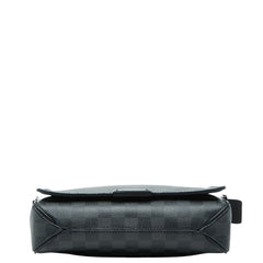 ルイ ヴィトン ダミエ グラフィット ディストリクトPM 斜め掛け ショルダーバッグ N41260 グレー PVC レザー メンズ LOUIS VUITTON 【中古】