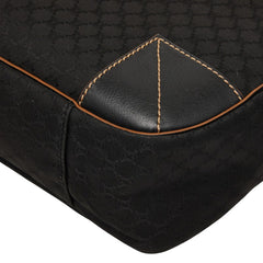 セリーヌ マカダム ハンドバッグ ブラック キャンバス レザー レディース CELINE 【中古】