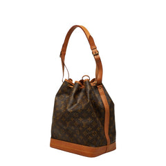ルイ ヴィトン モノグラム ノエ ショルダーバッグ M42224 ブラウン PVC レザー レディース LOUIS VUITTON 【中古】