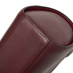 カルティエ マストライン ハンドバッグ ミニボストンバッグ ショルダーバッグ 2WAY ボルドー ワインレッド レザー レディース CARTIER 【中古】