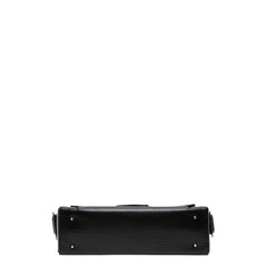サンローラン 型押し ワンショルダーバッグ ブラック レザー レディース SAINT LAURENT 【中古】
