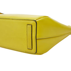 ロエベ ラゾ ミニ ハンドバッグ ショルダーバッグ 2WAY イエロー レザー レディース LOEWE 【中古】