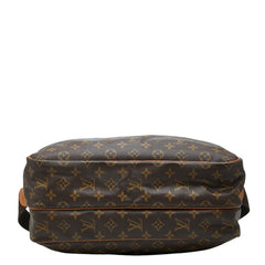 ルイ ヴィトン モノグラム リポーターGM 斜め掛け ショルダーバッグ M45252 ブラウン PVC レザー レディース LOUIS VUITTON 【中古】