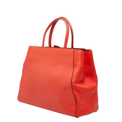 フェンディ トゥージュール ハンドバッグ ショルダーバッグ 2WAY 8BH250 レッド レザー レディース FENDI 【中古】