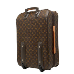 ルイ ヴィトン モノグラム ぺガス55 キャリーバッグ スーツケース M23294 ブラウン PVC レザー レディース LOUIS VUITTON 【中古】