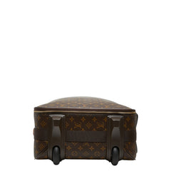 ルイ ヴィトン モノグラム ぺガス55 キャリーバッグ スーツケース M23294 ブラウン PVC レザー レディース LOUIS VUITTON 【中古】