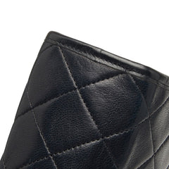 シャネル マトラッセ ココマーク クラッチバッグ ブラック ラムスキン レディース CHANEL 【中古】