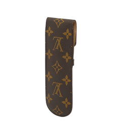 ルイ ヴィトン モノグラム エテュイ スティロ ペンケース M62990 ブラウン PVC レザー レディース LOUIS VUITTON 【中古】