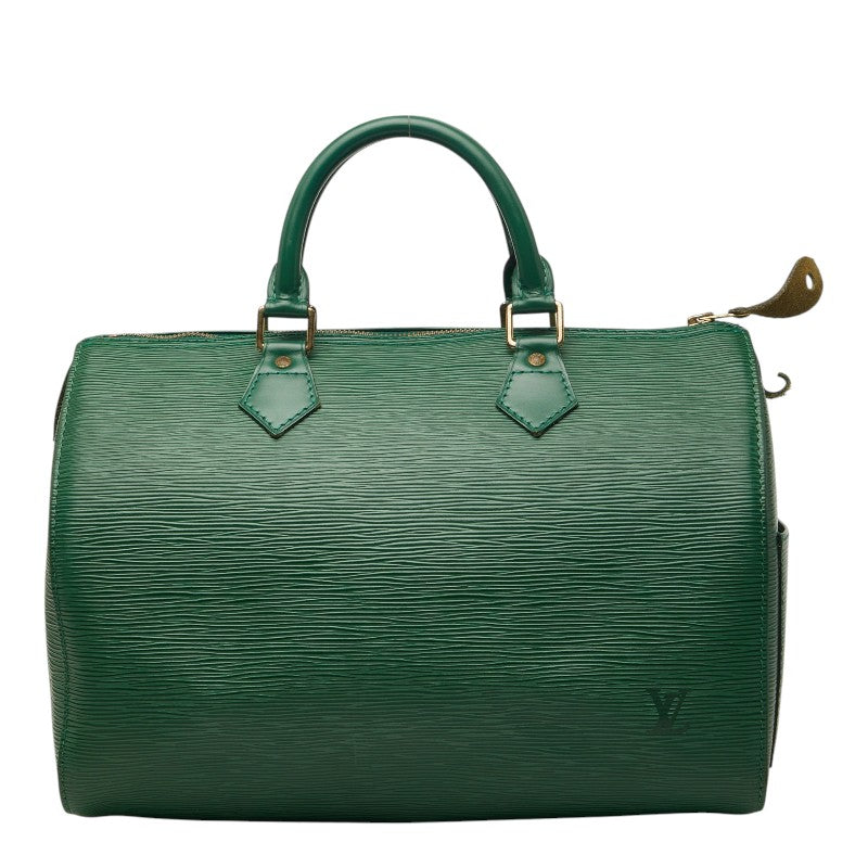 ルイ ヴィトン エピ スピーディ30 ハンドバッグ ミニボストンバッグ M43004 ボルネオグリーン レザー レディース LOUIS VUITTON 【中古】