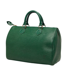 ルイ ヴィトン エピ スピーディ30 ハンドバッグ ミニボストンバッグ M43004 ボルネオグリーン レザー レディース LOUIS VUITTON 【中古】