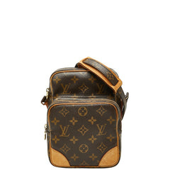 ルイ ヴィトン モノグラム アマゾン 斜め掛け ショルダーバッグ M45236 ブラウン PVC レザー レディース LOUIS VUITTON 【中古】