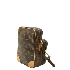 ルイ ヴィトン モノグラム アマゾン 斜め掛け ショルダーバッグ M45236 ブラウン PVC レザー レディース LOUIS VUITTON 【中古】