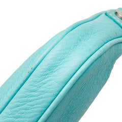 ティファニー ハンドバッグ ポーチ ティファニーブルー レザー レディース TIFFANY&Co. 【中古】