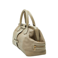 ルイ ヴィトン スハリ アンジェニューPM ハンドバッグ ヴェローヌ グレージュ レザー レディース LOUIS VUITTON 【中古】