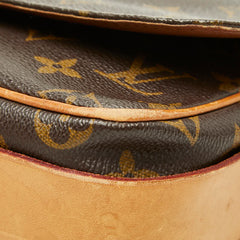 ルイ ヴィトン モノグラム カルトシエールMM 斜め掛け ショルダーバッグ M51253 ブラウン PVC レザー レディース LOUIS VUITTON 【中古】