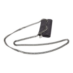 ステラマッカートニー ファラベラ マイクロ チェーン ショルダーバッグ ダークグレー ポリエステル レディース Stella McCartney 【中古】