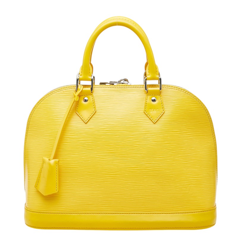 ルイ ヴィトン エピ アルマPM ハンドバッグ M40619 シトロン イエロー レザー レディース LOUIS VUITTON 【中古】