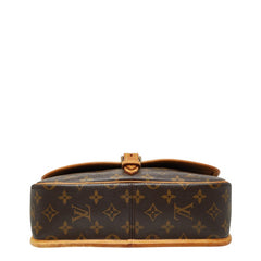 ルイ ヴィトン モノグラム ソローニュ 斜め掛け ショルダーバッグ M42250 ブラウン PVC レザー レディース LOUIS VUITTON 【中古】