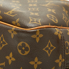 ルイ ヴィトン モノグラム ドーヴィル ハンドバッグ M47270 ブラウン PVC レザー レディース LOUIS VUITTON 【中古】