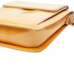 ルイ ヴィトン モノグラム ヴェルニ モット ショルダーバッグ イエロー エナメル レディース LOUIS VUITTON 【中古】