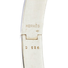 エルメス エマイユPM 七宝焼き バングル SV925 シルバー エナメル レディース HERMES 【中古】