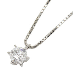 Pt900 プラチナ Pt850 プラチナ ダイヤ1.014ct ペンダント ネックレス レディース 【中古】