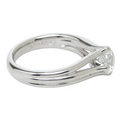 Pt900 プラチナ ダイヤ1.015ct リング 指輪 レディース 10.5号 【中古】