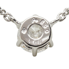 Pt850 プラチナ ダイヤ1.02ct プチネックレス ネックレス レディース 【中古】