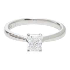 Pt900 プラチナ ダイヤ0.53ct リング 指輪 レディース 9.5号 【中古】