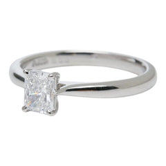 Pt900 プラチナ ダイヤ0.53ct リング 指輪 レディース 9.5号 【中古】