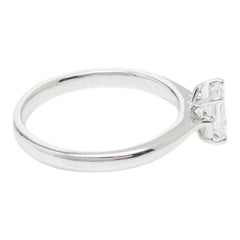 Pt900 プラチナ ダイヤ0.53ct リング 指輪 レディース 9.5号 【中古】