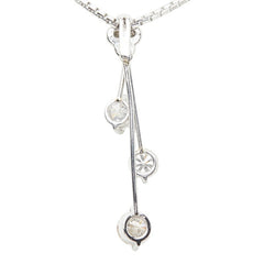 Pt850 プラチナ Pt900 プラチナ ダイヤ1.003ct ペンダント ネックレス レディース 【中古】