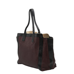 クロエ アリソン トートバッグ ブラウン ブラック レザー レディース Chloe 【中古】