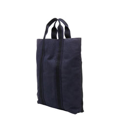 エルメス フールトゥ カバス トートバッグ ブラック ネイビー キャンバス レディース HERMES 【中古】