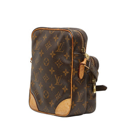 ルイ ヴィトン モノグラム アマゾン 斜め掛け ショルダーバッグ M45236 ブラウン PVC レザー レディース LOUIS VUITTON 【中古】