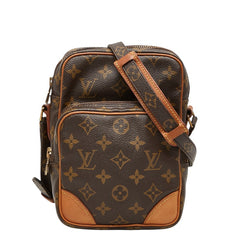 ルイ ヴィトン モノグラム アマゾン 斜め掛け ショルダーバッグ M45236 ブラウン PVC レザー レディース LOUIS VUITTON 【中古】