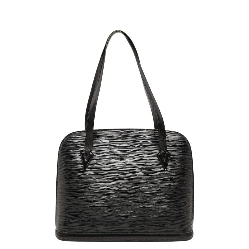 ルイ ヴィトン エピ リュサック ショルダーバッグ トートバッグ M52282 ノワール ブラック レザー レディース LOUIS VUITTON 【中古】