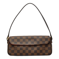 ルイ ヴィトン ダミエ レコレータ ワンショルダーバッグ ハンドバッグ N51299 ブラウン PVC レザー レディース LOUIS VUITTON 【中古】