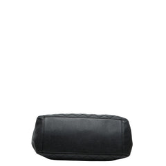 シャネル マトラッセ ココマーク GST チェーン トートバッグ ショルダーバッグ ブラック キャビアスキン レディース CHANEL 【中古】