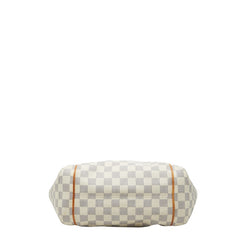 ルイ ヴィトン ダミエ アズール トータリーPM トートバッグ N51261 ホワイト PVC レザー レディース LOUIS VUITTON 【中古】