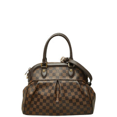 ルイ ヴィトン ダミエ トレヴィPM ハンドバッグ ショルダーバッグ 2WAY N51997 ブラウン PVC レザー レディース LOUIS VUITTON 【中古】